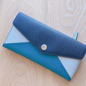 New Michael Kors Long Wallet with removable zipped
